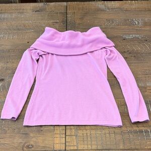Lilly Pulitzer Pink Off-Shoulder Sweater